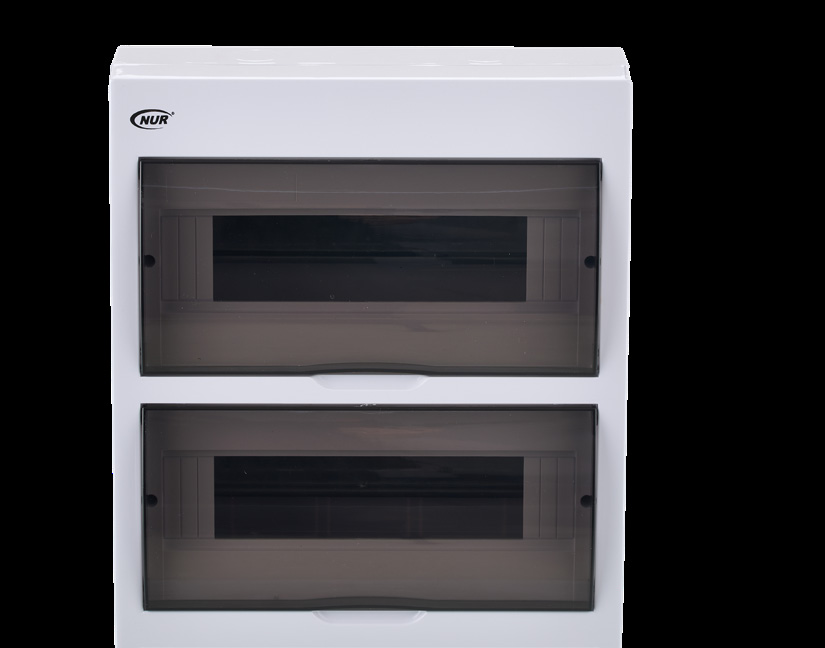 NUR distribution board, front view
